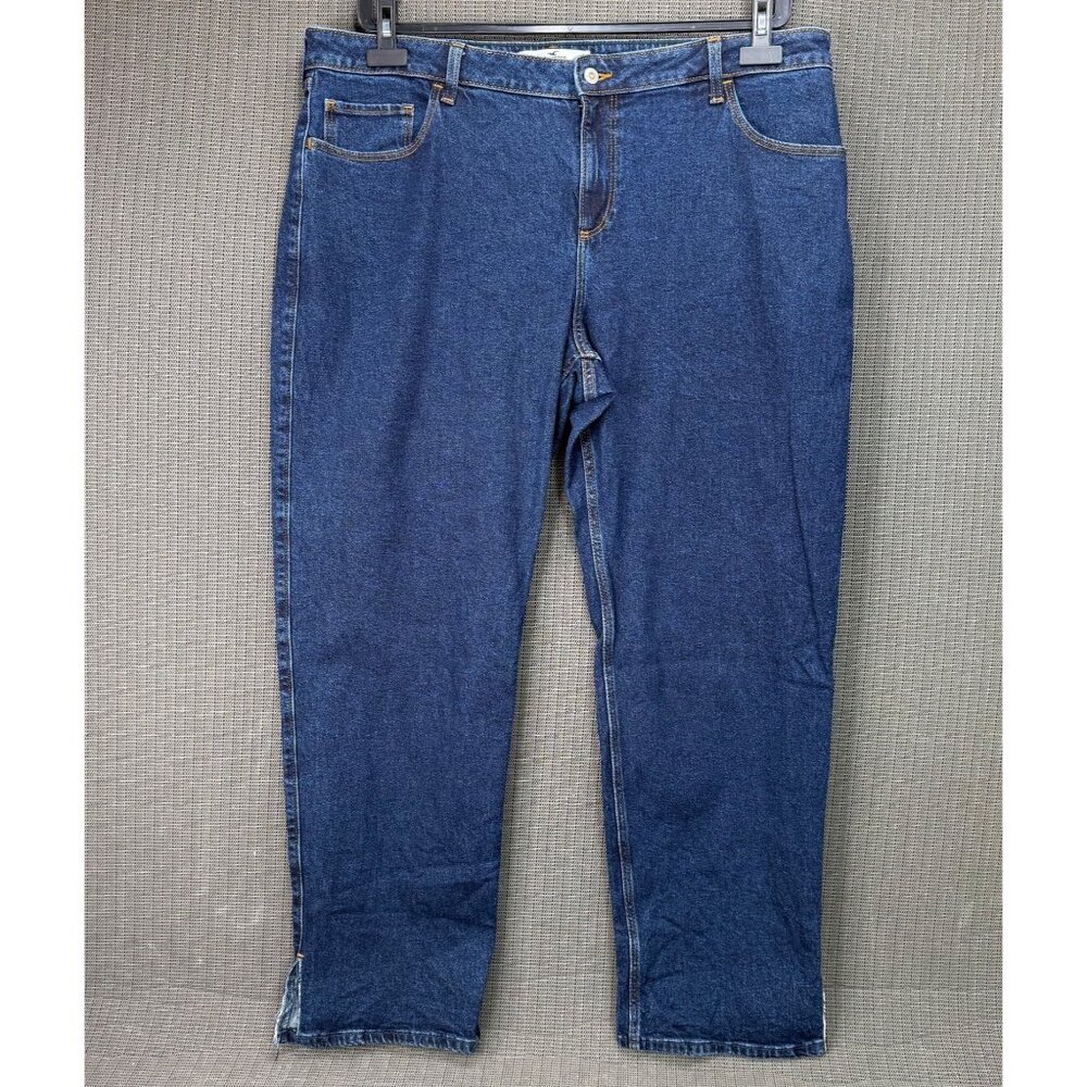 Hollister Womens 19L W34 L33 Curvy Low-Rise Dad Jeans Vintage Stretch Denim